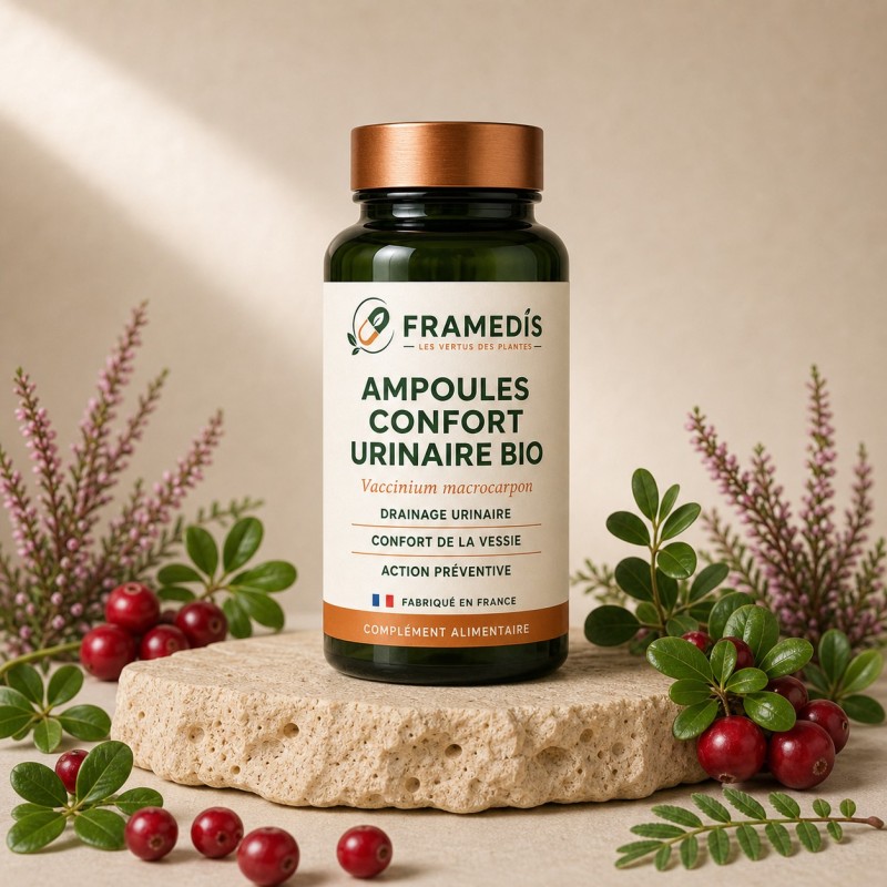 Ampoules Confort Urinaire BIO 20 ampoules — Vessie, drainage | Framedis