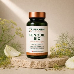 Fenouil BIO 200 gélules — Digestion, ballonnements et confort | Framedis