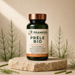 Prêle BIO 200 gélules — Silice, articulations, cheveux et ongles | Framedis