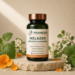 Mélazen 30 gélules — Détente, endormissement, sommeil | Framedis