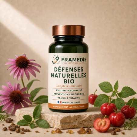 Défenses Naturelles BIO — Échinacée, Plantain, Curcuma | Framedis
