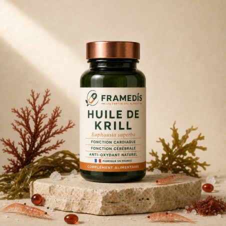 Huile de Krill en capsules — Oméga 3 EPA & DHA | Framedis