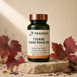 Tisane Vigne Rouge BIO 80g — Circulation, jambes lourdes | Framedis