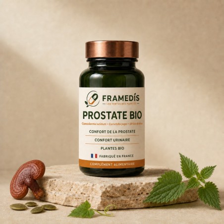 Prostate BIO 120 gélules — Confort urinaire de l'homme | Framedis