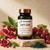 Anti-Âge 200 gélules — Thé vert, spiruline, grenade, resvératrol | Framedis