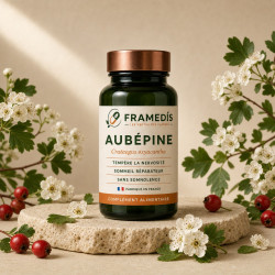 Aubépine en gélules — Sérénité, sommeil & calme | Framedis