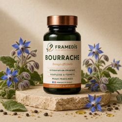 Bourrache 100 capsules 500 mg - Soin de la peau | Framedis