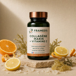 Collagène Marin + Vit C en gélules — Souplesse & peau | Framedis