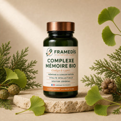 Complexe Mémoire BIO — Ginkgo & cyprès | Framedis