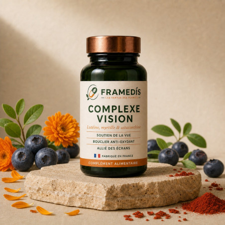 Complexe Vision — Lutéine, myrtille & astaxanthine | Framedis