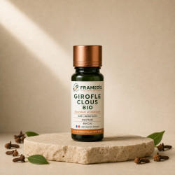 Huile Essentielle Girofle Clous BIO 10 ml - Maux de dents | Framedis