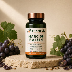 Marc de Raisin 200 gélules - Draineur naturel | Framedis