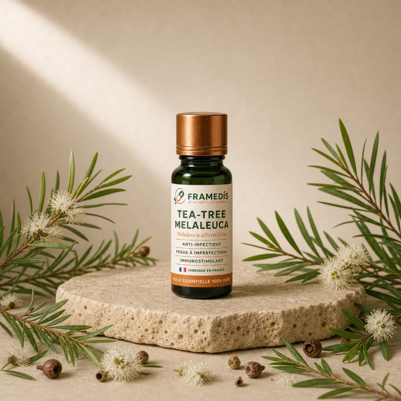 Huile Essentielle Tea-tree 10 ml - Anti-infectieux | Framedis