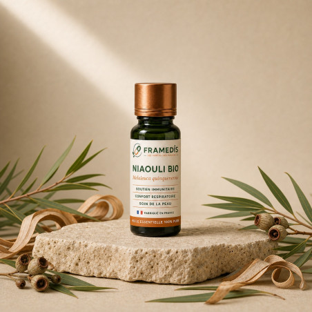 Huile Essentielle Niaouli BIO 10 ml - Immunité | Framedis