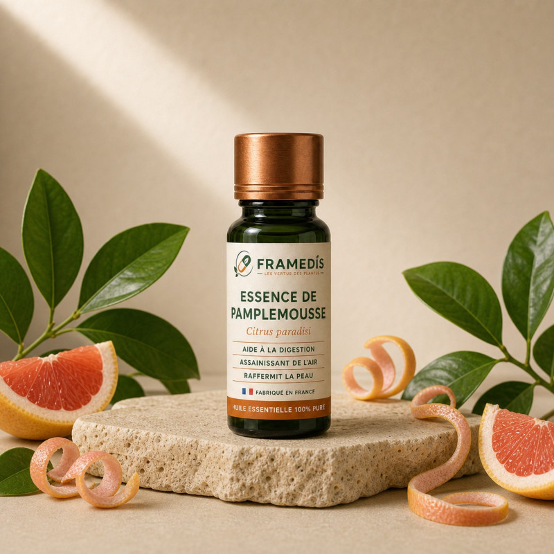 Essence de Pamplemousse 10 ml - Digestion & ambiance | Framedis