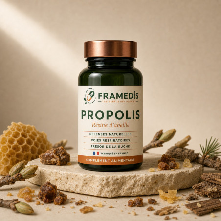 Propolis 200 gélules - Voies respiratoires & immunité | Framedis