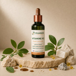 Vitamine K2 en gouttes — Capital osseux & artères | Framedis